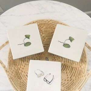 Rae Dunn Ceramic Desk Blocks (Set of 3)